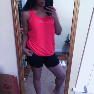 Coral Athletic Tank Top